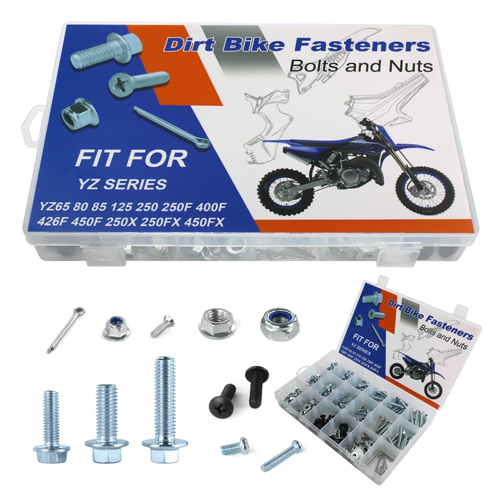 Amazon.com: REARACE 250PCS Bolts Kit Fit for YZ65/YZ80/YZ85/YZ125